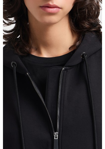 Streç Pamuklu Regular Fit Kapüşonlu Sweat Bayan Sweat EW001358 AF10002 UC001 modelleri