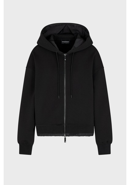 Streç Pamuklu Regular Fit Kapüşonlu Sweat Bayan Sweat EW001358 AF10002 UC001 fırsatları