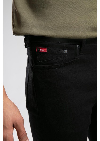 Harry Normal Bel Normal Kesim Düz Paça Siyah Erkek Jean Pantolon fırsatları