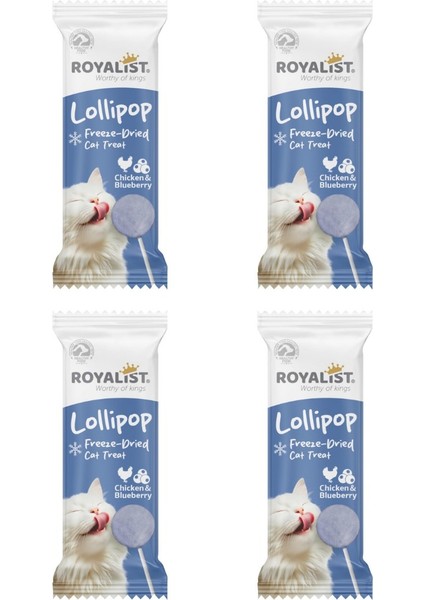 Lollipop Freeze-Dried Kedi Ödülü – 4'lü Paket