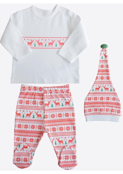 Organik Nordic 3'lü Takım Kırmızı fiyatları