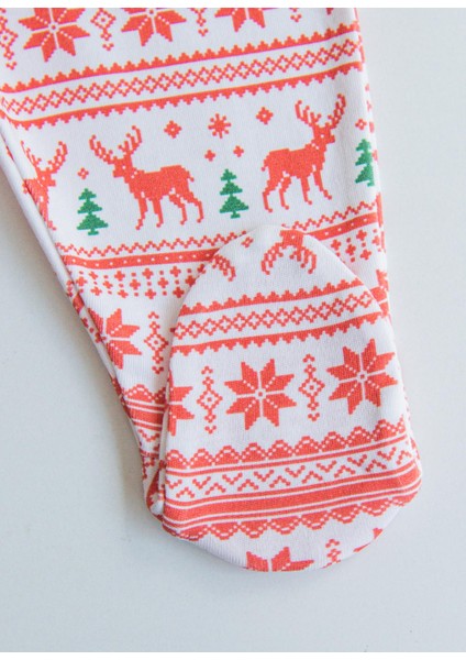 Organik Nordic 3'lü Takım Kırmızı