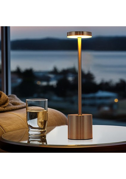 Dekoratif Şarjlı Dokunmatik Masa Lambası