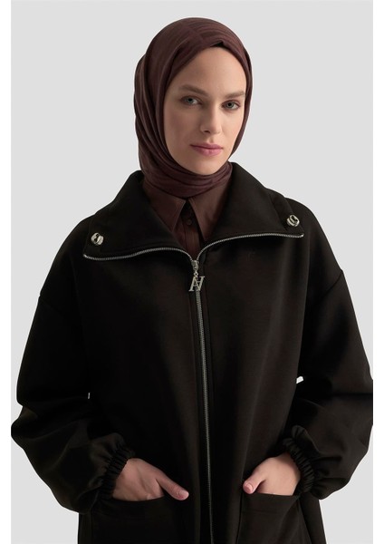 Yüksek Yaka Örme Giyçık 25KD1503 Siyah fiyatları