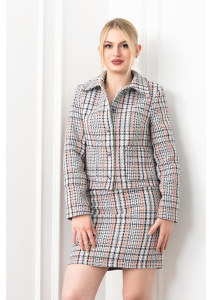 Buklet Twinset – Ceket & Etek Takım 1286