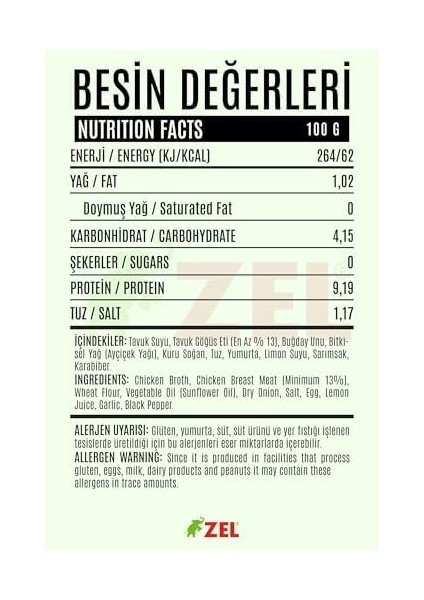 Zel Tavuk Suyu Çorbası 480 ml modelleri