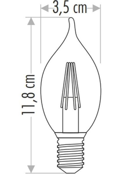 Cata Ct 4062 4W LED Flament Ampul 3200K Günışığı E14 Duy fiyatları