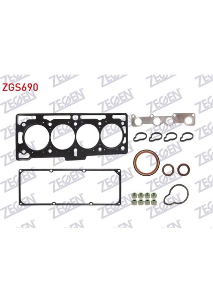 ZEGEN-ZGS690 - Motor Takım Conta Kecelı Logan / Sandero 1.4-1.6