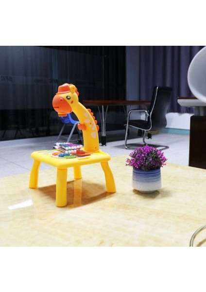 Zürafa Tasarımlı Projeksiyonlu Boyama Tahtası indirimleri