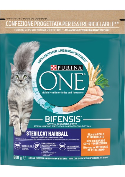 Coat& Hairball Kısırlaştırılmış Tavuklu Kedi Maması 800GX2 fiyatları