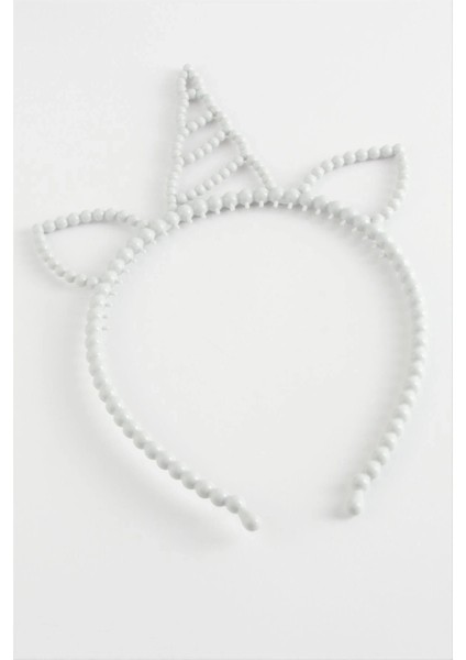 Unicn Kulaklı Plasik Çocuk Taç
