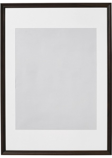 Ahşap çerçeve, meşe görünümlü koyu kahve, 50x70 cm