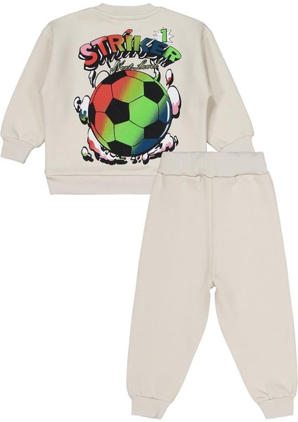 Futbol Topu Baskılı 2-5 Yaş Eşofman Takımı modelleri