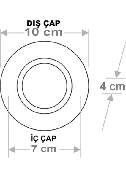 7W 3 Renkli (Beyaz,gün Işığı,ikisi Bir Arada) Beyaz Gold LED Spot Lamba - 2 Adettir fırsatları