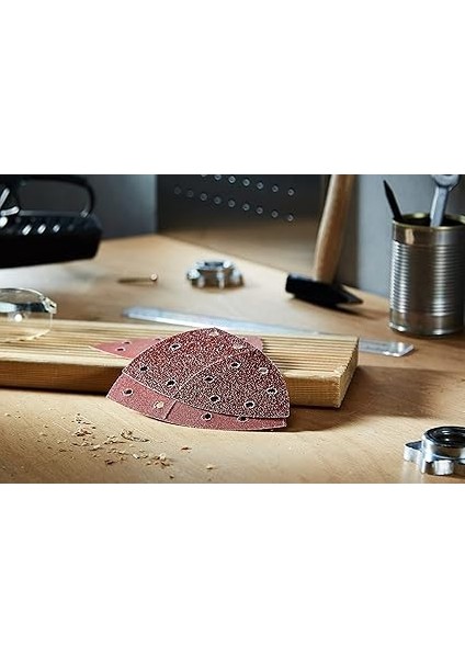 - Multi Zımpara Kağıdı 10'lu Set, 102 x 62/93 mm 40/120/180 Kum 11 Delik fiyatları