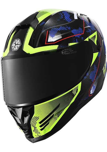 Motosiklet Kaskı Double Vizörlü Full Face Kask Ce Motor Kask Galaxyy