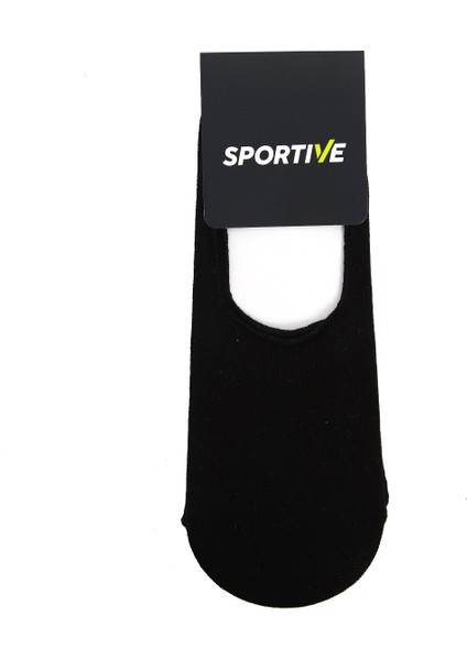 Babet 2'li Unisex Siyah Günlük Stil Çorap 24KUAL19D04-SYH