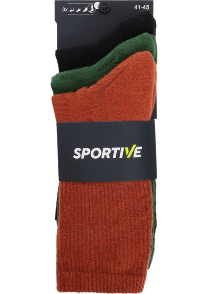 Vistoso Unisex Çok Renkli Günlük Stil Çorap 24KA05-RNK3 modelleri