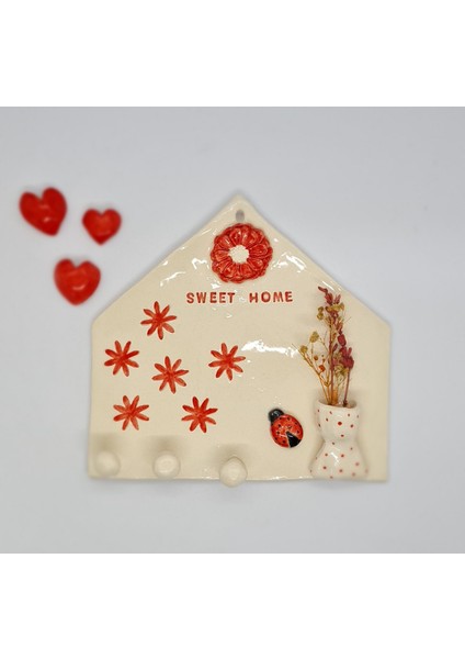 Kapı Duvar Dekorasyon Kapı Anahtarlık Seramik