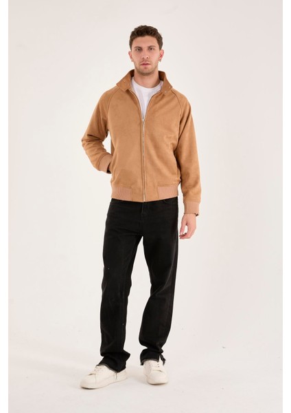 X-2022 Etek Kol Ribanalı Fermuarlı Süet Mont fiyatları