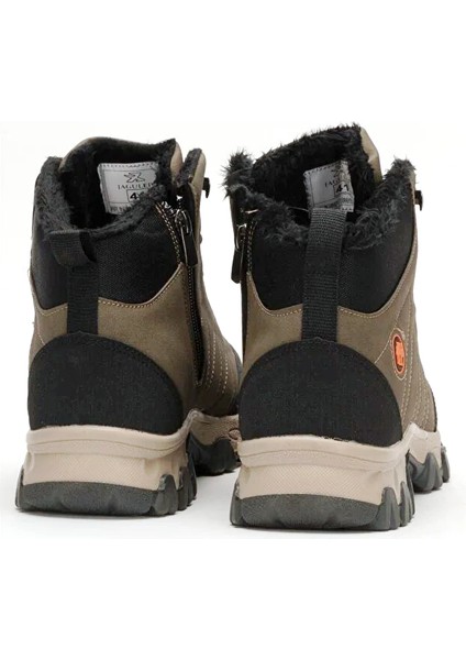 (Jagulep) Içi Yünlü Fermuarlı&bağcıklı Autdoor Bot Kum modelleri