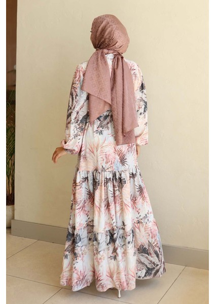 Kadın Bdart Düğmeli ve Kuşak Detaylı Bisiklet Yaka Maxi Elbise Kahverengi indirimleri