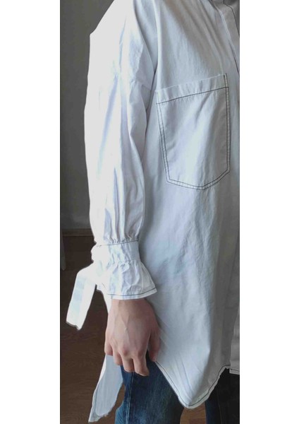 Kol Detaylı Uzun Gömlek fiyatları