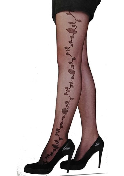 Daymod Kadın Margarita Desenli Ince Külotlu Çorap