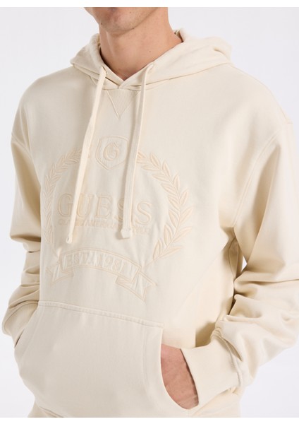 Kapüşon Yaka Ekru Erkek Sweatshırt M5BQ21KCNY4-G1CV Tyler Erkek Sweats fırsatları