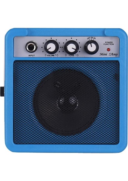 Mini Gitar Amfisi Amp Hoparlör, 3,5 mm ve 6,35 mm Girişli 1/4 Inç Çıkış, Ses Tonu Ayarını Overdrive'ı Destekler