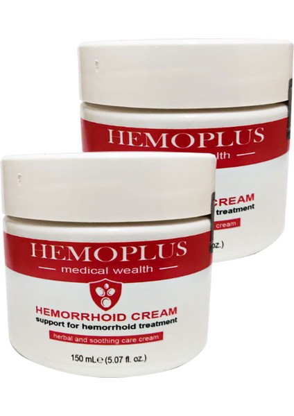 Hemoplus Büyük Boy 150 ml Hemor.roidin Krem 2 Adet
