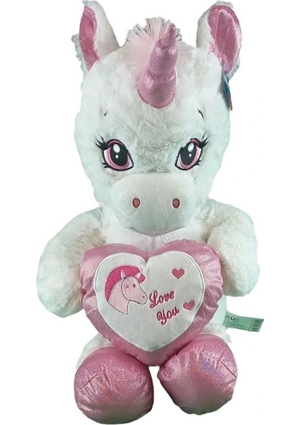 Buğz 63019 Peluş 60 cm Kalpli Boynuzlu At modelleri