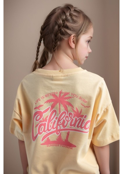 Kız Çocuk Giyim %100 Pamuk T-Shirt & Şort Ikili Takım LL.P01.O2.L01.007 fırsatları