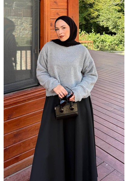 Çizgili Balıkçı Kazak Gri