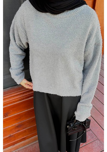 Çizgili Balıkçı Kazak Gri modelleri