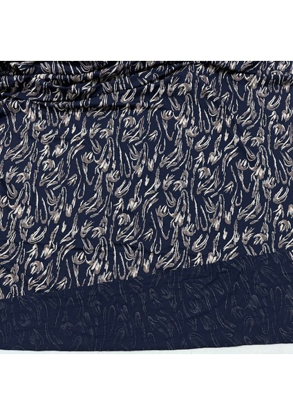 Simli Çiçek Desenli Lacivert Zemin Likralı Viskon Penye Kumaş - 180 cm En fiyatları