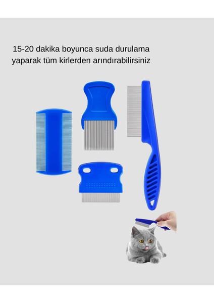 Buğz 4’lü Evcil Hayvan Tüy Temizleme Seti – Paslanmaz Çelik,plastik, Pratik ve Hijyenik Bakım fırsatları