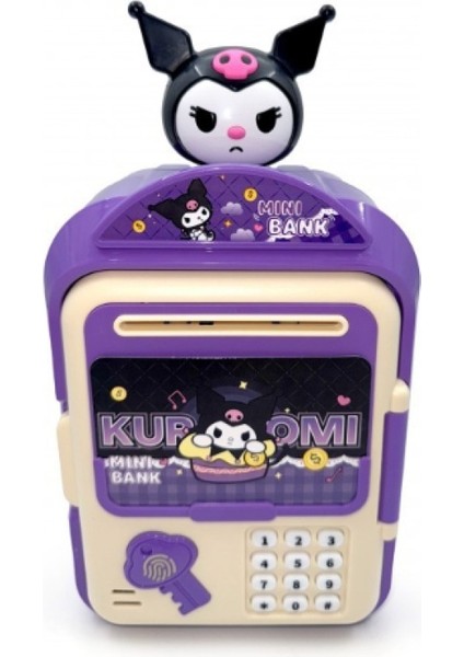 💜 Kuromi Atm Kumbara – Şifreli, Parmak Izi Okumalı, Eğlenceli Tasarruf Deneyimi!