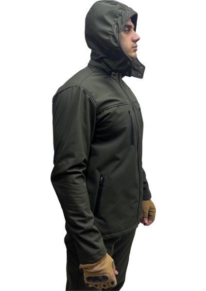 Softshell Içi Polarlı Su ve Rüzgar Geçirmez Taktikal Ceket modelleri