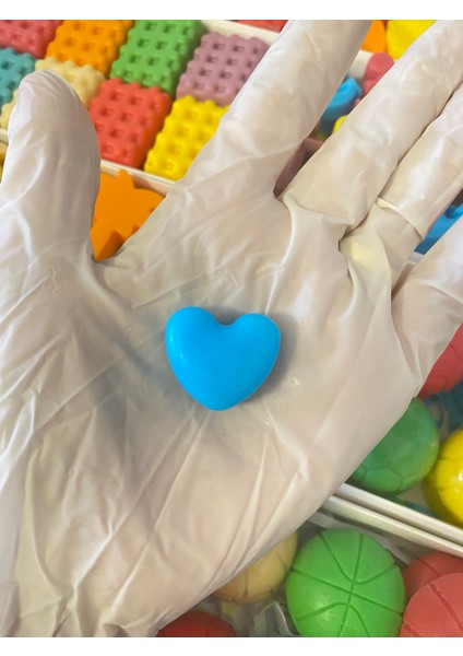 Mini Kalp Sabunlar 50 Adet (Kutu) indirimleri