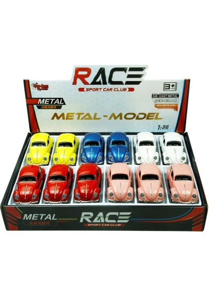 Buğz TIN-80131-12 Çek Bırak 1:36 Diecast Araba - 1 Adet Stokta Olan Gönderilir indirimleri