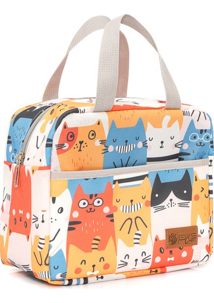 8 Lt. Yemek Taşıma Çantası Sıcak ve Soğuk Termal Termos Mama Taşıma Çantası Kamp Piknik Soğutucu Buzluk