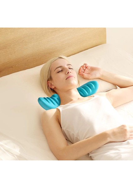 Boyun ve Omuz Gevşetici, Servikal Traksiyon Cihazı Akupunktur Boyun Omuz Sırt Desteği Masaj Yastığı, Boyun Sedye Masajı
