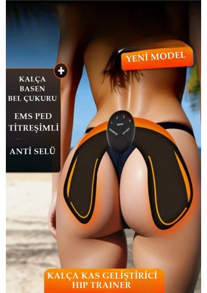 Buğz Hip Trainer Kalça Basen Anti Selü Ems Zayıflatma Kas Geliştirme Masaj Aleti