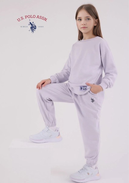 Kız Çocuk Lisans Detaylı & Pamuklu Eşofman Takımı L1.USP.230.0.001 modelleri