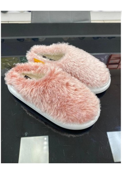 Peluş Kadın Yumuşak Kaymaz Taban Ev Terliği