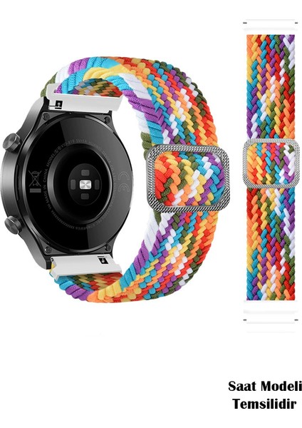 Huawei Watch Ultimate / Gt3 Se / Gt3 Elite / Gt Sport 46MM / Gt Runner Uyumlu Tokalı Kordon