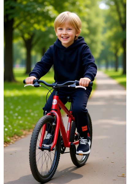 Rahat Erkek Çocuk Kapüşonlu Waffle Dokulu Eşofman Takımı Kaliteli Şık Rahat Günlük fiyatları