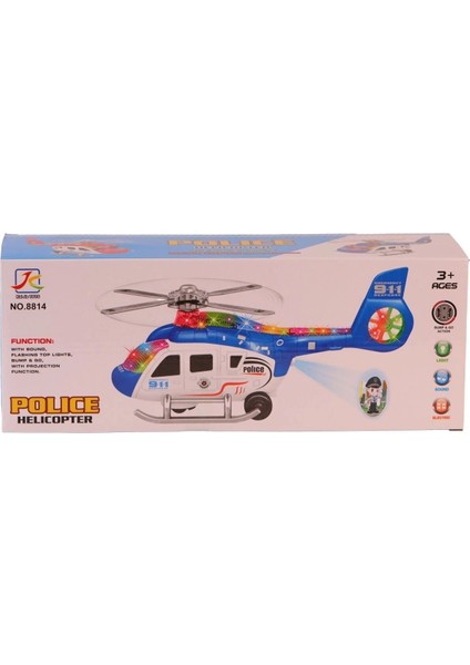 Buğz 8814 Sesli Işıklı Çarp Dön Helikopter 48