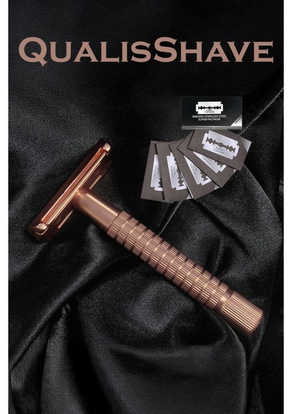 S18 Full Metal Manuel Tıraş Makinesi + 5 Adet Platinum Yaprak Jilet